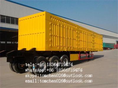 China Heavy duty and extra durability Container / cargo dump trailer for sale