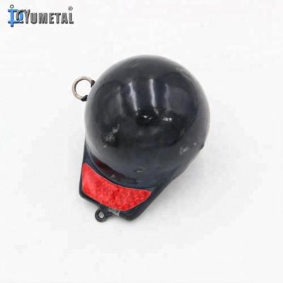 China Carbon Steel Cast Hardware And Lead Material Black Coated Round Type Down Rigger for sale