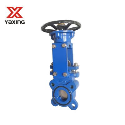 China Customization OS&Y Knife Gate Valve Stainless Steel Wheel Handle General Knife Gate Valve for sale