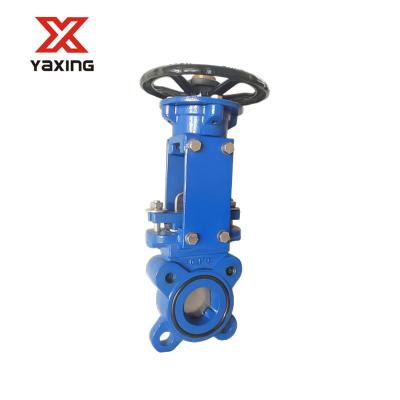 China OS&Y Knife Gate Valve Stainless Steel Wheel Handle Knife General High Quality Gate Valve for sale