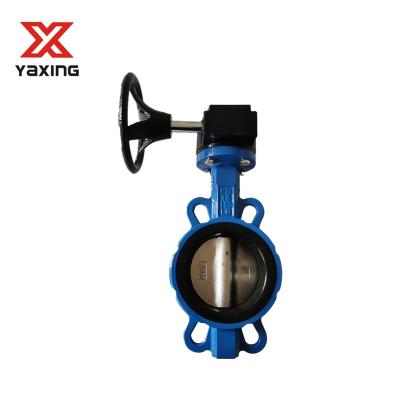 China General Customization Wafer Butterfly Valve Wafer Butterfly Valve With Gearbox for sale