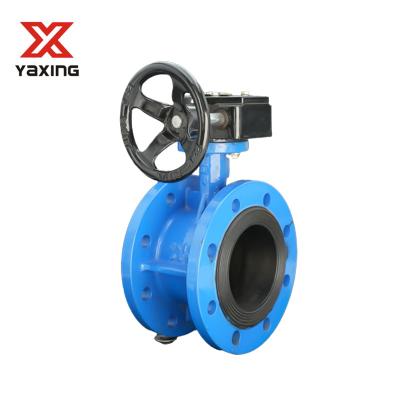 China General Customization Stainless Flange Butterfly Valve With Gearbox And Handwheel for sale