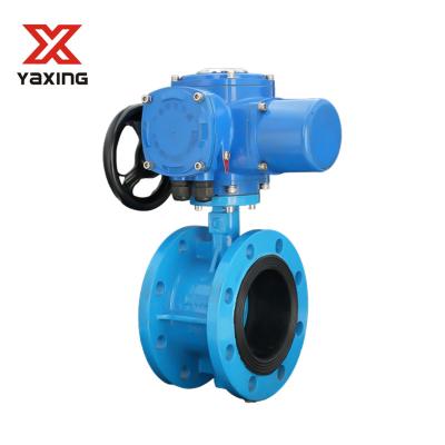 China General Customization Butterfly Valve Flange High Quality Butterfly Valve With Electric Actuator for sale