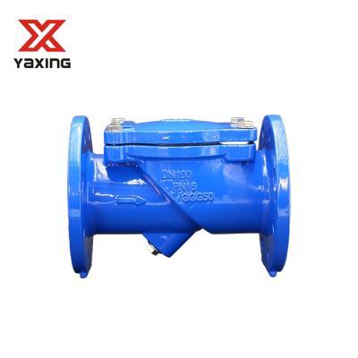 China General Flexible Cast Iron Malleable Rubber Flap Check Valve Flexible Rubber Flap Check Valve for sale