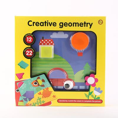 China First Learning Discovery Button Art Toys for Toddlers, Color and Geometry Shape Matching Mosaic Pegboard Games Educational Toys BQ015 for sale