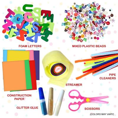 China Kids Mega Art Supplies Jar Over Europe 1,000 Pieces of Colorful and Creative Arts and Crafts Materials for sale