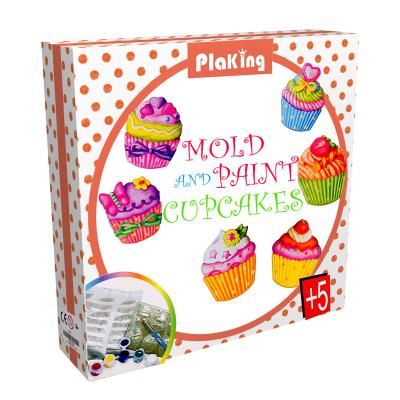 China Mold and Paint Cupcakes - Girls Design Kit - Arts and Crafts Toys for Girls - For Kids Age 5+ DY2005 for sale