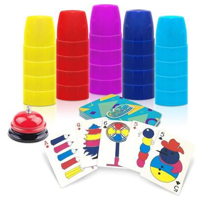 China Easter Gift Stacking Cups Game - With 54 Challenges, 20 Stacking Cups, Bell and Instruction Sheet BQ071 for sale