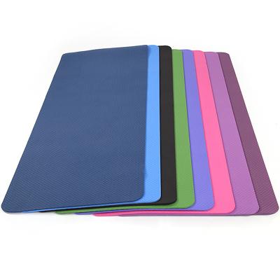 China Solid Non-Slip High Resilience Yoga Gym.Running.Sport Protective Gym Sports Fitness Mat Yoga Mat Studio Custom Mat Eco-Friendly 8mm Thick Tape Yoga Mats for sale