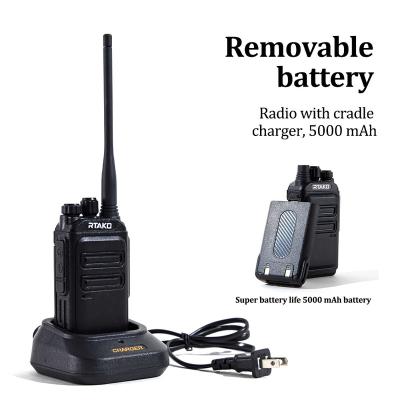 China RTAKO Outdoor Background Walkie Talkie UV UHF Mobile Radio for sale