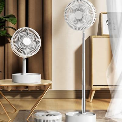 China Folding storage RTAKO F-3 folding electric portable cooler rechargeable air table fan for home for sale