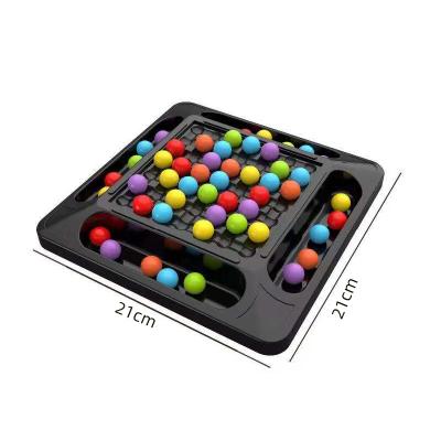 China Fun Rainbow Bead Elimination Toys Happy Entertainment Love Elimination Interactive Kids Teaching Aids Play Fun Board Game 75x31x102 75x31x102 for sale