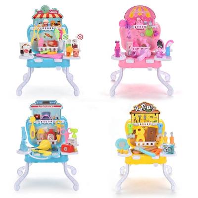 China Wholesale Plastic Plastic Kids Pretend To Play Multifunctional Doctor Toy Set For Boys Kitchen Toys Girls Makeup Toys for sale