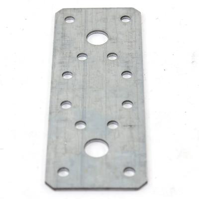 China Stamping Part Metal Plates Flat Corner Brace Brackets for Customized Applications for sale