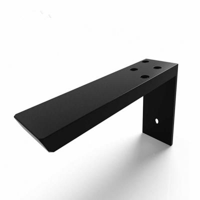 China Nonstandard Custom Floating Table Bracket Service/Wall Mount Shelf Brackets Carbon Steel for sale