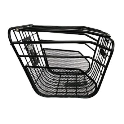 China Aluminum Bike Basket with Removable Design OEM Precision Sheet Metal Fabrication for sale