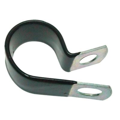 China Steel/Aluminum/Brass/Copper/Iron/Carbon steel Heavy Duty Rubber Coated Clamps for Pipes for sale