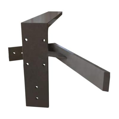 China Metal Bracket for Customized Carbon Steel Bracket in Power Coated Steel Nature Color for sale