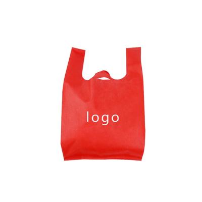 China Factory Price Best Quality T-shirt Bag Competitive Price Eco-friendly Wholesale Non Woven T-shirt Shopping Bag Non Woven Tote Handle Bag for sale