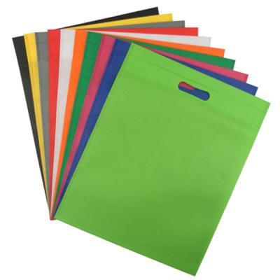 China Nonwoven D-cut Bag Tote Bag Eco-friendly Hebei Die Cut Nonwoven Bag for sale