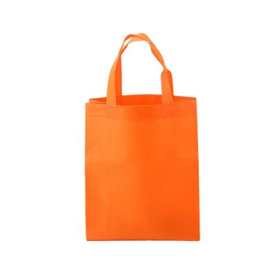 China Hot Sale Eco-Friendly Color Printed PP Laminated Fold Tote Shopping 90gsm Biodegradable Nonwoven Reusable Nonwoven Bags Instant Red Shopper for sale