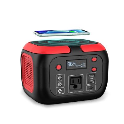 China 200W 134WH Power Station Cordless Charging High Quality Portable Solar Generator for Outdoor and Home Generators for sale