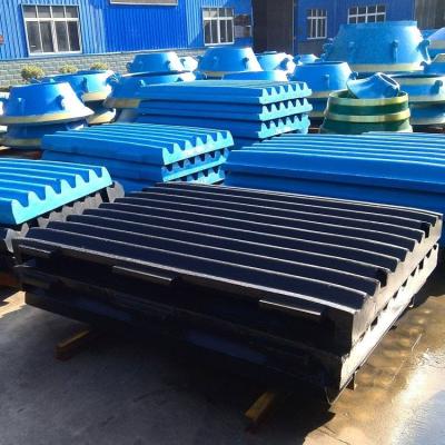 China high manganese casting jaw plate Jaw Crusher spare parts Mn18 Mn13 High-quality low price china manufacturer coal mining for sale