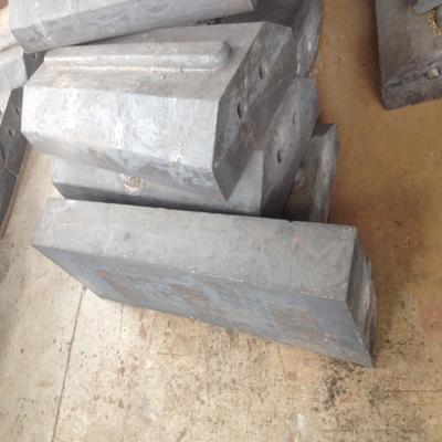 China High Chrome Kleemann Blow Bar For Impact Crusher Wearing Parts factory price  in stock casting blow bar for sale