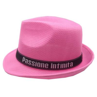 China Summer Promotion Polyester Panama Hat Summer Hat for sale