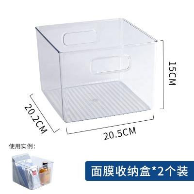 China Kitchen Plastic Square Storage Box For Fridge Use for sale