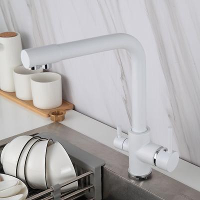 China Thermostatic Faucets Hose Purifier Faucet Hot And Cold Water Single Handle Kitchen Sink Faucet Water Purifier Faucet for sale