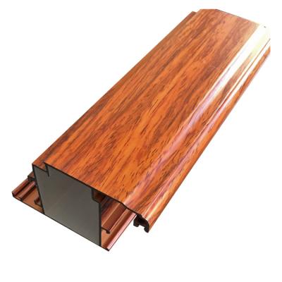 China door & China Window Aluminum Extrusion Factory Produce New Design Aluminum Profile Wood Grain Aluminum Profile for sale