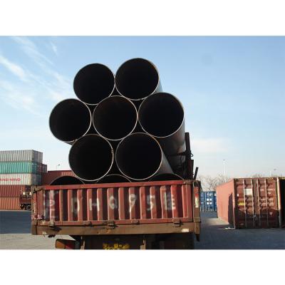 China Anti-corrosion 3PE Coating LSAW Steel Pipe For Gas/welded steel pipe API 5L x56 x60 x70/ schedule 80 steel pipe for sale