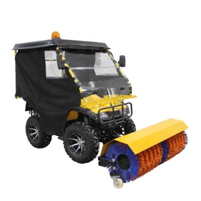 China Gasoline Snow Plow Snow Blower Sweeper Snow Sweeping Machine for sale