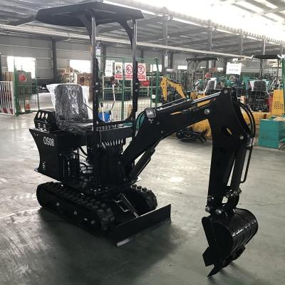 China Popular Hotels China Brand 0.8ton 1ton Used Small Hydraulic Digger Machine Mini Excavator for sale