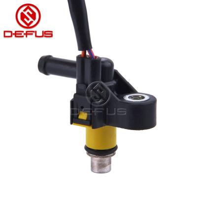 China DEFUS yellow color motorcycle fuel injector nozzle 100cc for y15zr fz150i motorcycle fuel injectors OEM standard for sale