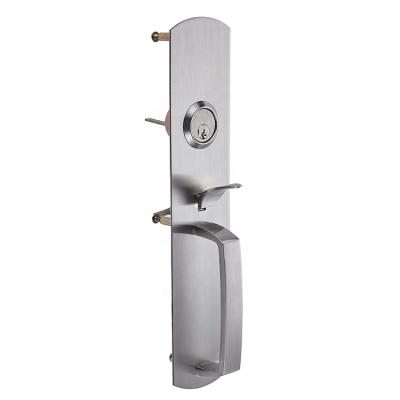 China KEYMAN Stainless Steel Fire Rated Lever Trim With Lock For Panic Bar 5B for sale