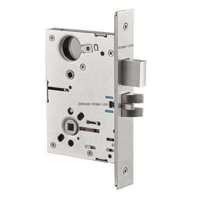 China KEYMAN Dormitory Lock UL Mortise Lock Body ANSI Grade 1 M713 Mortise Body for sale