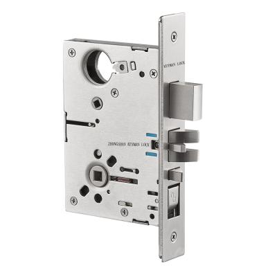 China KEYMAN F20 American Commercial Apartment Entry Door Mortise Locks Taiwan Mortise Lock Body U.L ANSI/BHMA Grade 1 M720 Mortise Body for sale