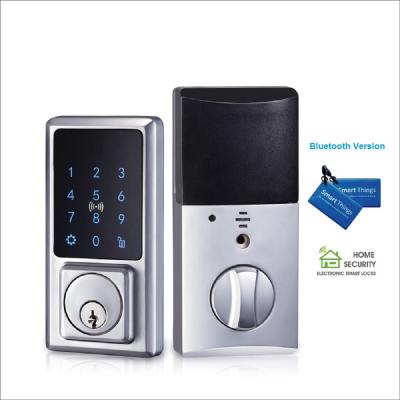 China KEYMAN Residential Electronic Door Lock Deadbolt D7E3 Bluetooth Smart Deadbolt for sale