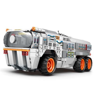 China Construction Toy Reobrix 99004 Science Fiction Space Series Crew Transporter Education Toy Building Blocks for sale