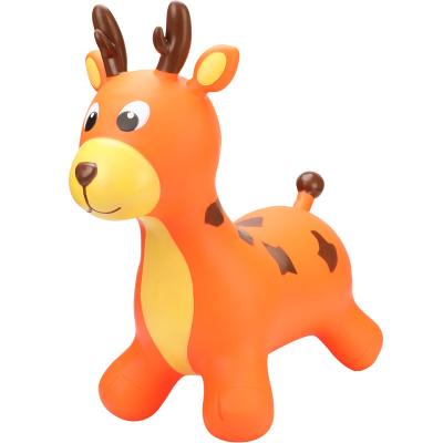 China Inflatable Toy New Design Inflatable Unicorn Hopper Ride On Jumping Rubber Animal Bounce Toys for sale