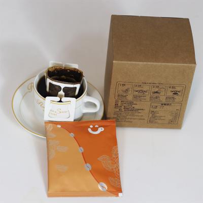 China Customized Portable Disposable Food Tea Stock Drip Coffee Filter Bag Ear Hanging Drip For Home Office Travel Coffee Drip Bag for sale