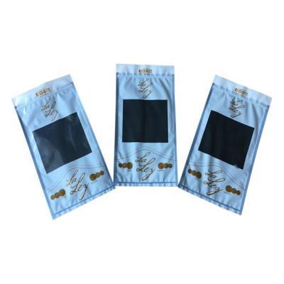 China Moisture Proof Eco-friendly Biodegradable Resealable Zipper Bag Tobacco Cigar Humidor Plastic Custom Packaging Bags for sale