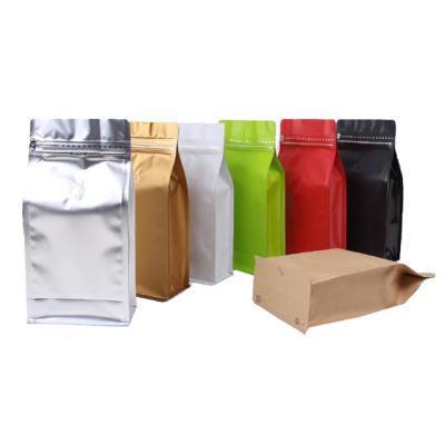 China BIODEGRADABLE Resealable Lock Packing Wholesale Biodegradable One Way Valve Pouch One Way Coffee Packaging Bags With Degassing Valve And Ziplock for sale