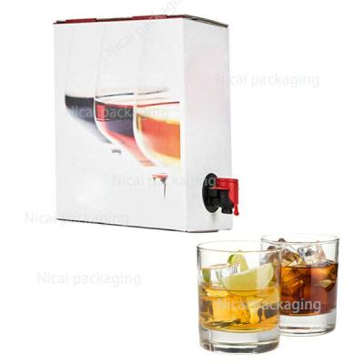 China 2022 New Fashion Luxury Commercial Beverage Use Coffee Wine Water Dispenser Bag In Box Filler With Faucet Plastic Liquid Packaging for sale