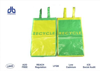 China PP Woven Laminated Bag For Garbage Classification , Customized Polypropylene Grocery Bags for sale