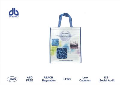 China 105 ~ 180g / M² RPET Shopping Bags Custom Printed Reusable Bags With Handle for sale