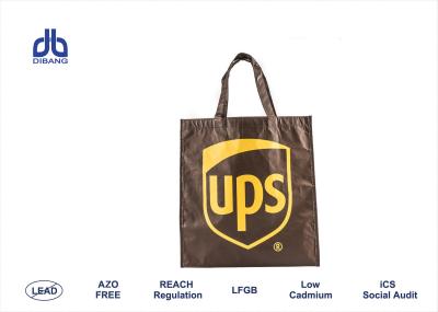 China UPS Annually Event Printed Promotional Bags , 160g / M² Custom Reusable Grocery Bags for sale