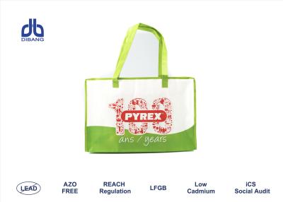 China Square Zipper Shopping Bag PP Non - Woven 49 X 15 X 32 Cm With Lamination for sale